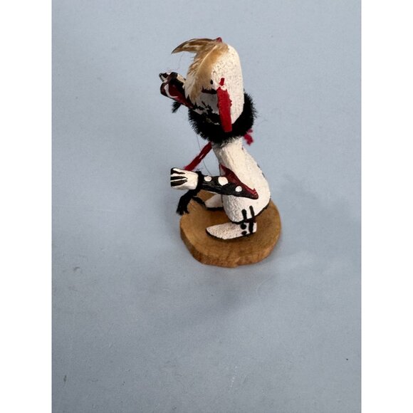 2 Native American Miniature Hopi Kachina Dolls 2 1/2" Tall Handcrafted & Signed - Picture 7 of 8